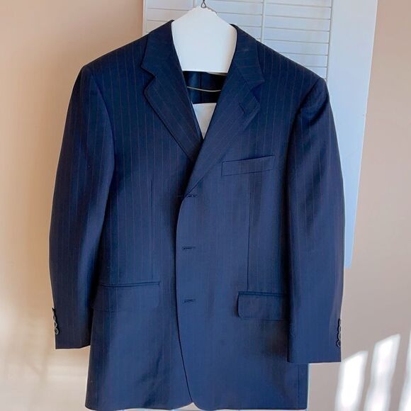 Canali sports coat 3 button front made in Italy wool 52 euro size was dry cleane - Picture 1 of 9